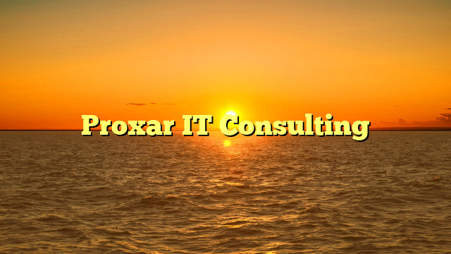 Proxar IT Consulting