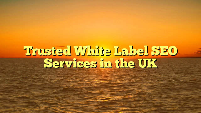 Trusted White Label SEO Services in the UK