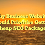 Why Business Websites Should Prioritise Getting Cheap SEO Packages